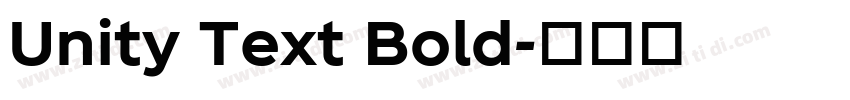 Unity Text Bold字体转换 Unity Text Bold字体转换